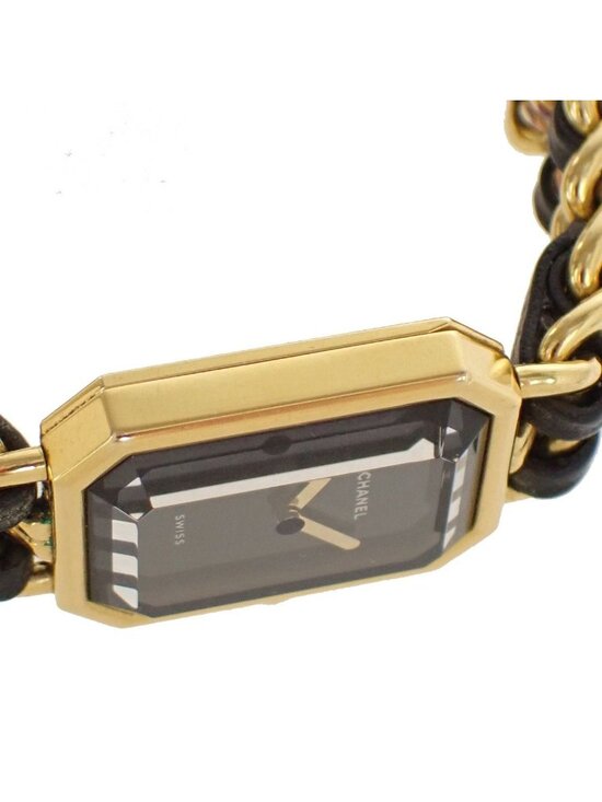Chanel Premier M Chain Watch Gold